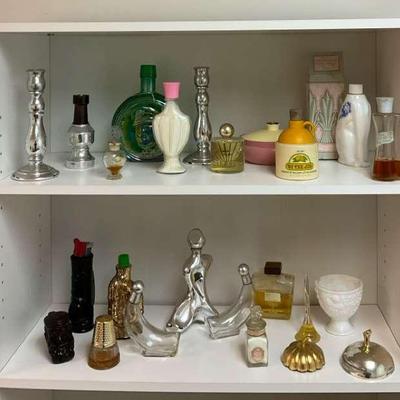 Vintage Decorative Bottle & Trinket Collection