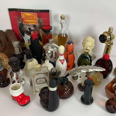 Vintage Avon for Men Lot with Other Cologne Bottles