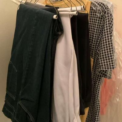 Assorted Men's Shirts & Pants - Sizes Large to X-Large