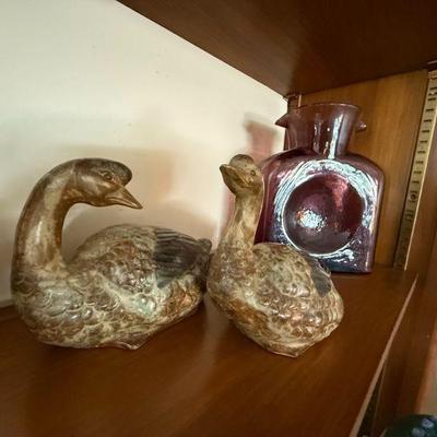 Purple water vase sold