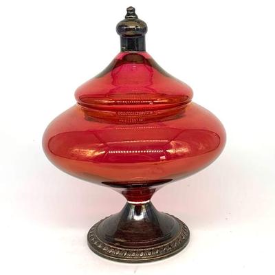 Sterling finial and base. 
