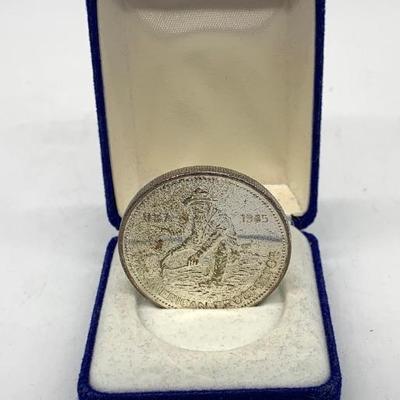 1985 American Prospector coin, 1 oz. .999 silver