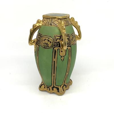 Antique Nippon Corelene decorated vase