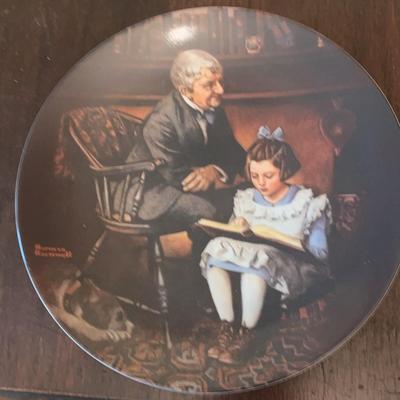 Norman Rockwell The Young Scholar Plate #3849D Knowles
