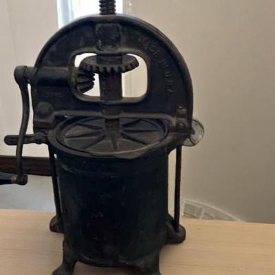 Antique Enterprise Manufacturing Company Sausage Stuffer Late 1880!s Early 1900’s