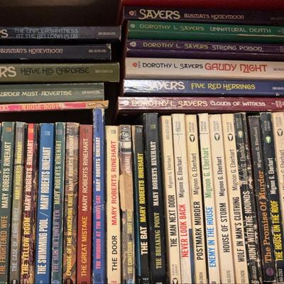 Mignon G. Eberhart, Mary Robert’s Reinheart, And Dorthy L. Sayers Book Assortment 