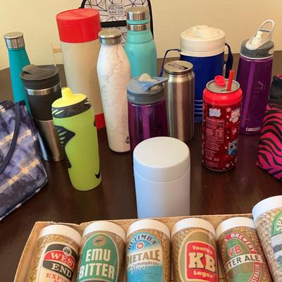 Tumblers And Lunch Bag Lot 