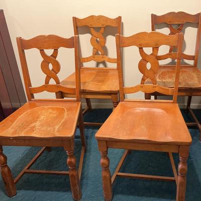 Walnut Dining Chairs (4)