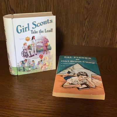 Girl Scout Tin And Sal Fisher At Girl Scout Camp Book 