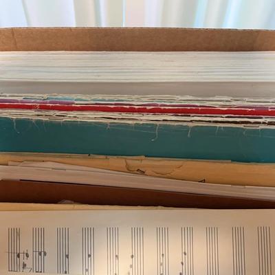 Assorted Choral, Organ, Piano, Hymn Music Sheets & Books