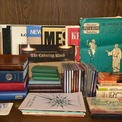 Religious Bibles, Vinyl, CDs