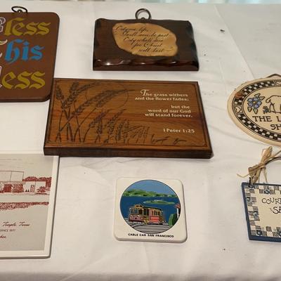 Assorted Plaques