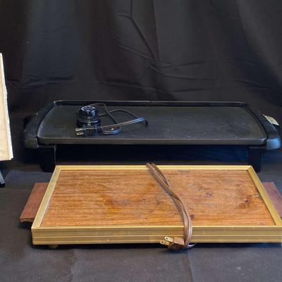 Presto Cool Touch Electric Griddle & Cornwall Hot Electric Tray