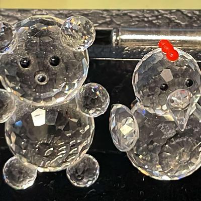 2 Glass Figurines