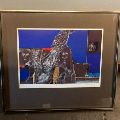 “Midnight At The Oasis” Framed Print Signed By The Artist Kim Sterling