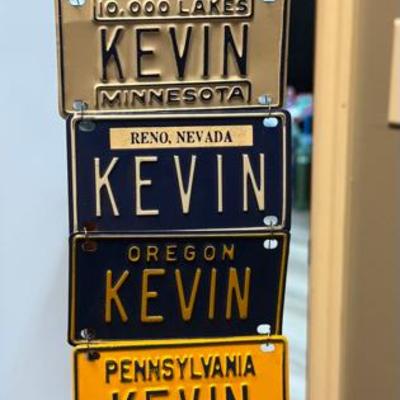 KEVIN Name Plates