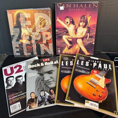 Led Zeppelin Coffee Table, U2 Magazine 
