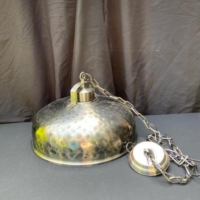 Silver Hanging Light Fixture