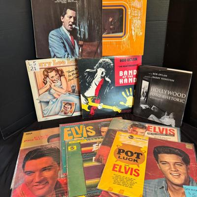 Bob Dylan, Elvis & Jerry Lee Lewis Vinyl LP’s 