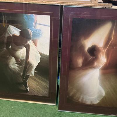 20” X 28” Framed Ballet Prints