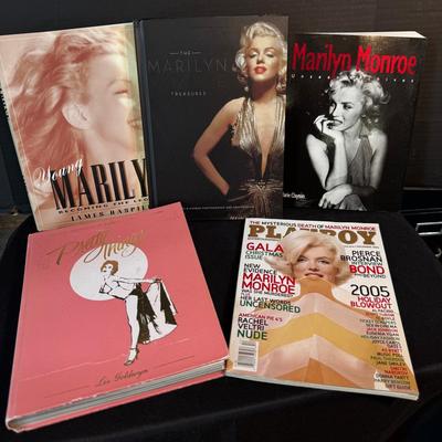 Marilyn Monroe Coffee Table Books & Playboy Magazine