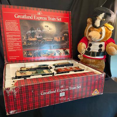 Greatland Train Set and Animated Bear