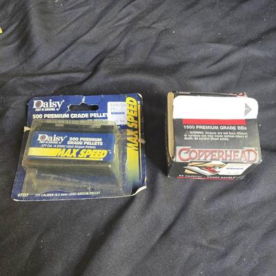 Daisy Pellets and Copperhead BBs