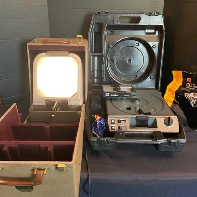 Kodak Table Slide Viewer And Carousel Projector