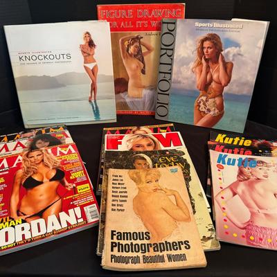 Sports Illustrated Hardback Books & Maxim Magazines