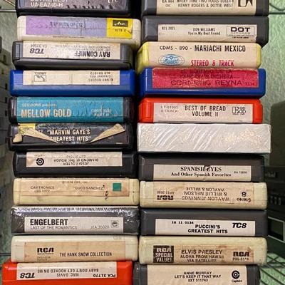 Assortment of 8 Tracks 