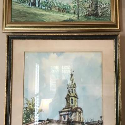 landscape with boats $125
bottom $35