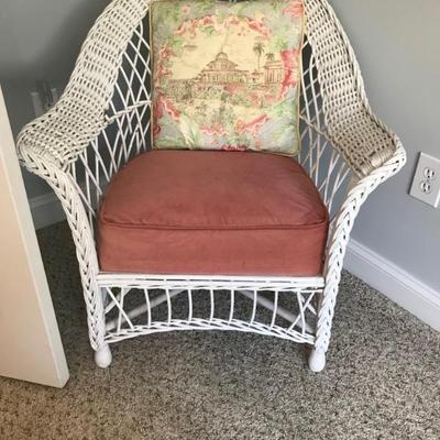 wicker chair $169