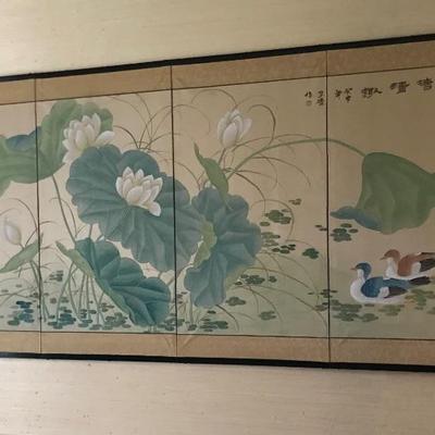 Japanese 4 panel screen $125
3 X 6"