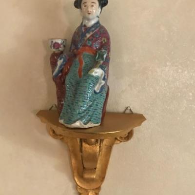 wall bracket $49
19th century figurine $120