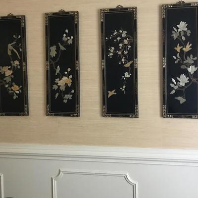 carved soap stone panels $75 each