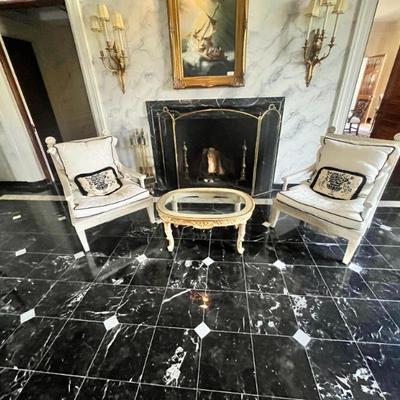 Foyer - vintage Italian chairs