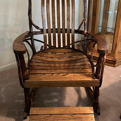Rocking Chair and Matching Footstool 