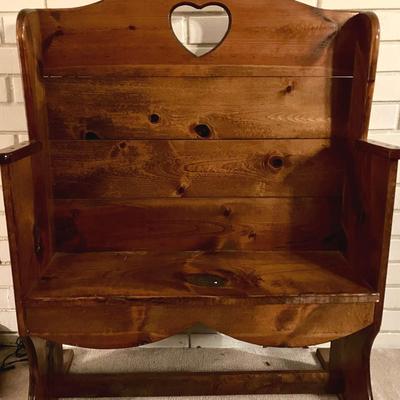 Small Decorative Wooden Bench