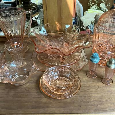 Pink Depression Glass
