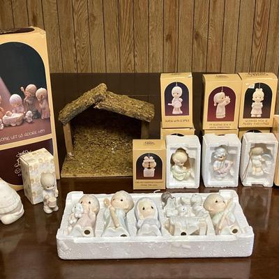Precious Moments Collection #2 (Nativity Set and Ornaments)