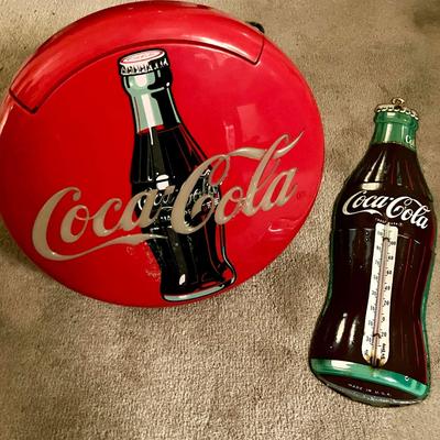 Coca-Cola Phone and Bottle Shaped Thermometer