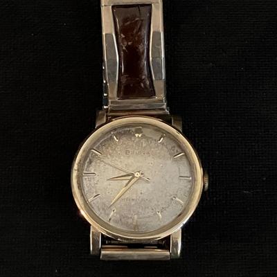 Men's 14K Bulova Watch 