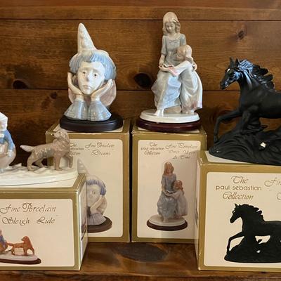 Paul Sebastian Porcelain Figurines