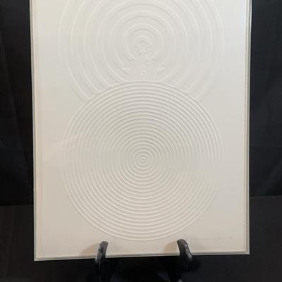 Signed Kazumasa Nagai Zinc Embossing | "CE" 1972 | 5/30 Limited Edition

