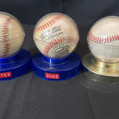 Autographed MLB Signed Baseballs in Display Cases | Pirates, Cubs & More!