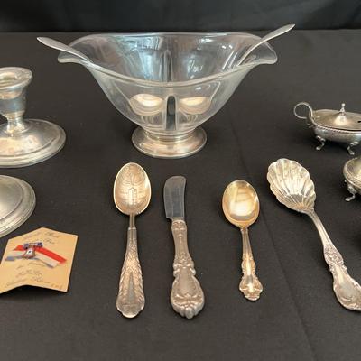 Sterling Silver and Weighted Sterling Collection | Candlesticks, Bowls, Spoons & More