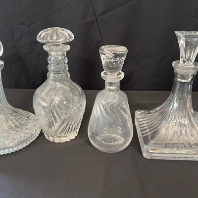 Crystal Decanter Collection | Includes 2 Waterford Pieces
