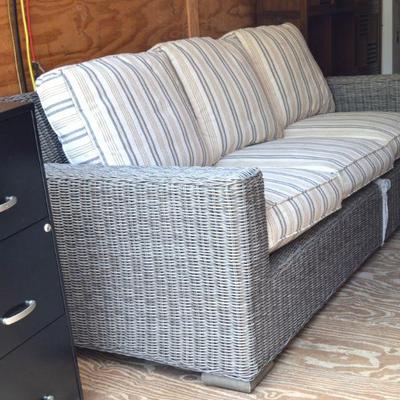 Wicker Sleeper Couch