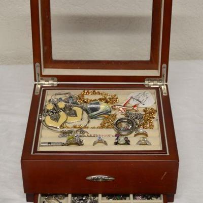 Jewelry Box of Costume Jewelry 