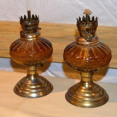 Amber Oil Lamp 